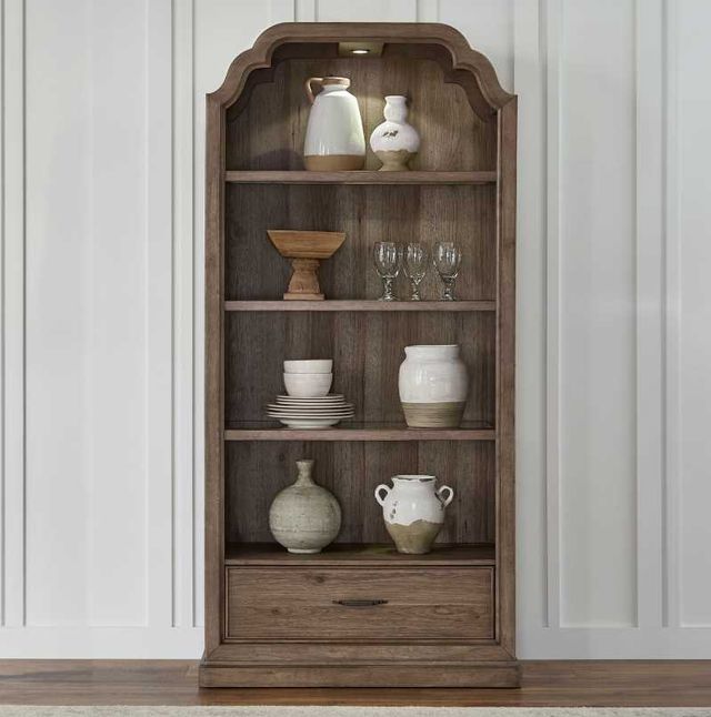 Liberty Furniture Hickory Grove Heirloom Brown Display Cabinet-1