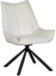 Nest Home Collections Ari Ascot Ivory/Black Swivel Chair-0