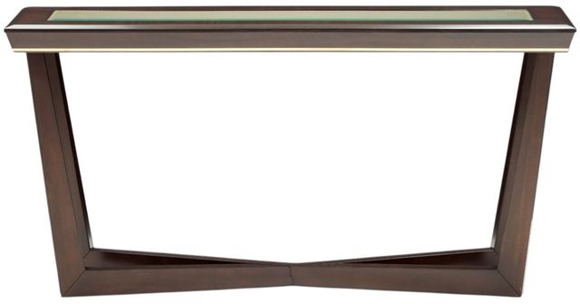 Michael Amini® Belmont Place Espresso Console Table-1