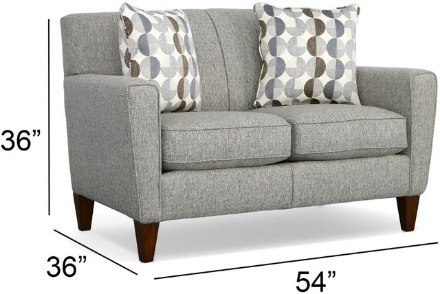 Flexsteel® Digby Dark Gray Loveseat-2