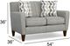 Flexsteel® Digby Dark Gray Loveseat-2