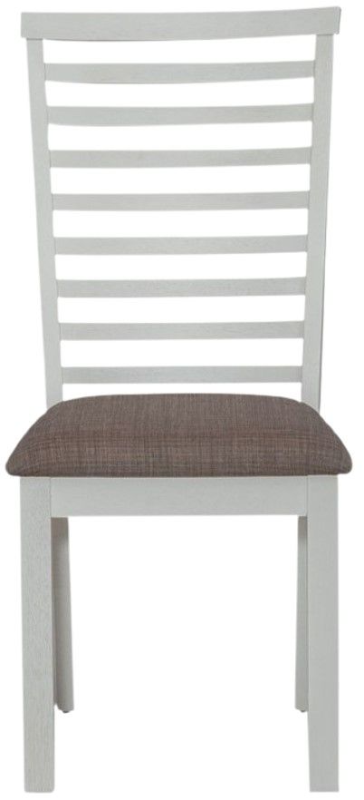 Liberty Furniture Brook Bay 7-Piece Carbon Gray/Textured White Trestle Table Set-3