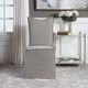 Uttermost® Narissa Stonewashed Gray Armless Chair-1