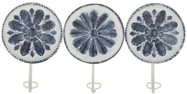 Deco Marche 3-Piece White Wall Hook Set-0