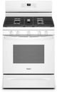 Whirlpool® 30" White Freestanding Gas Range with 5-in-1 Air Fry Oven-0