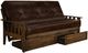 Kodiak Furniture Tucson Oregon Trail Java/Rustic Walnut Full Storage Futon with Mattress-0