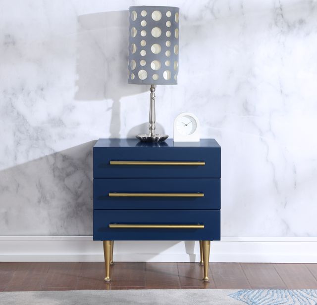 Meridian Furniture Marisol Navy Nightstand-1