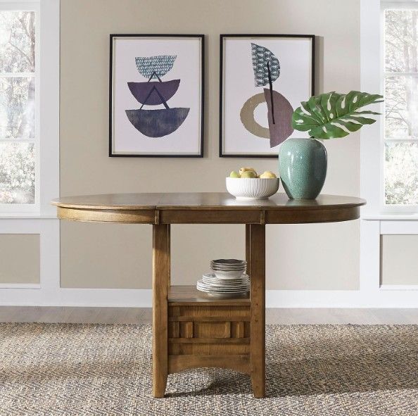 Liberty Furniture Santa Rosa II Antique Honey Pub Table-2