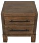 International Furniture Direct Merida Stained Brown Nightstand-4