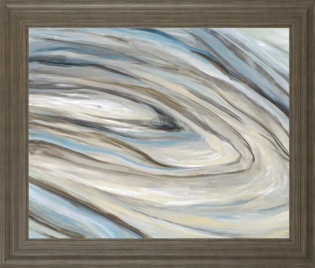 Classy Art Blue Amethyst by Wani Pasion Framed Print Wall Art-1
