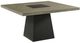 Elements International Jemma 5-Piece Beige/Gray Dining Table Set-2