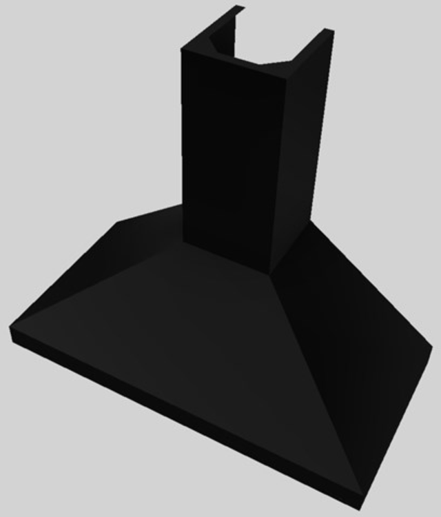 Vent-A-Hood® K Series 42" Black Wall Mounted Range Hood-1