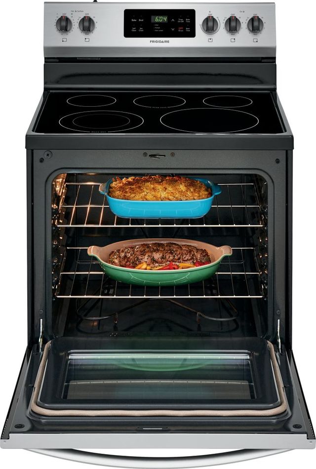 Frigidaire® 30" Stainless Steel Freestanding Electric Range-3