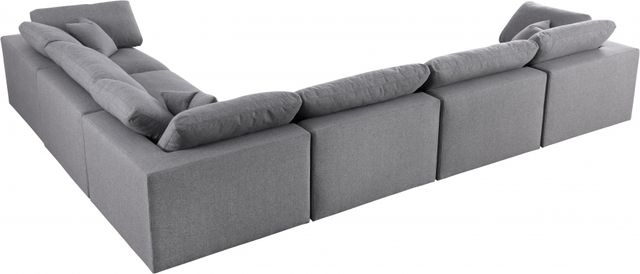 Meridian Furniture Serene 6-Piece Grey Modular Sectional-3