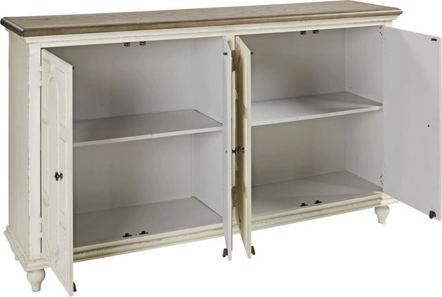 Signature Design by Ashley® Roranville Antique White Accent Cabinet-2