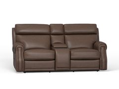 Umber Power Console Loveseat