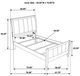 Coaster® Carlton 5-Piece Cappuccino Twin Bedroom Set-2