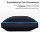 BEDGEAR® Black Travel Pillow Bag-1