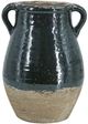 A & B Home Green Terracotta Accent Vase with Small Handles-0