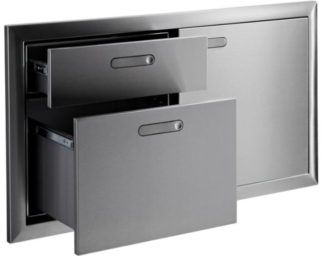 LYNX® Professional Ventana 42" Stainless Steel Door Drawer Combination-1