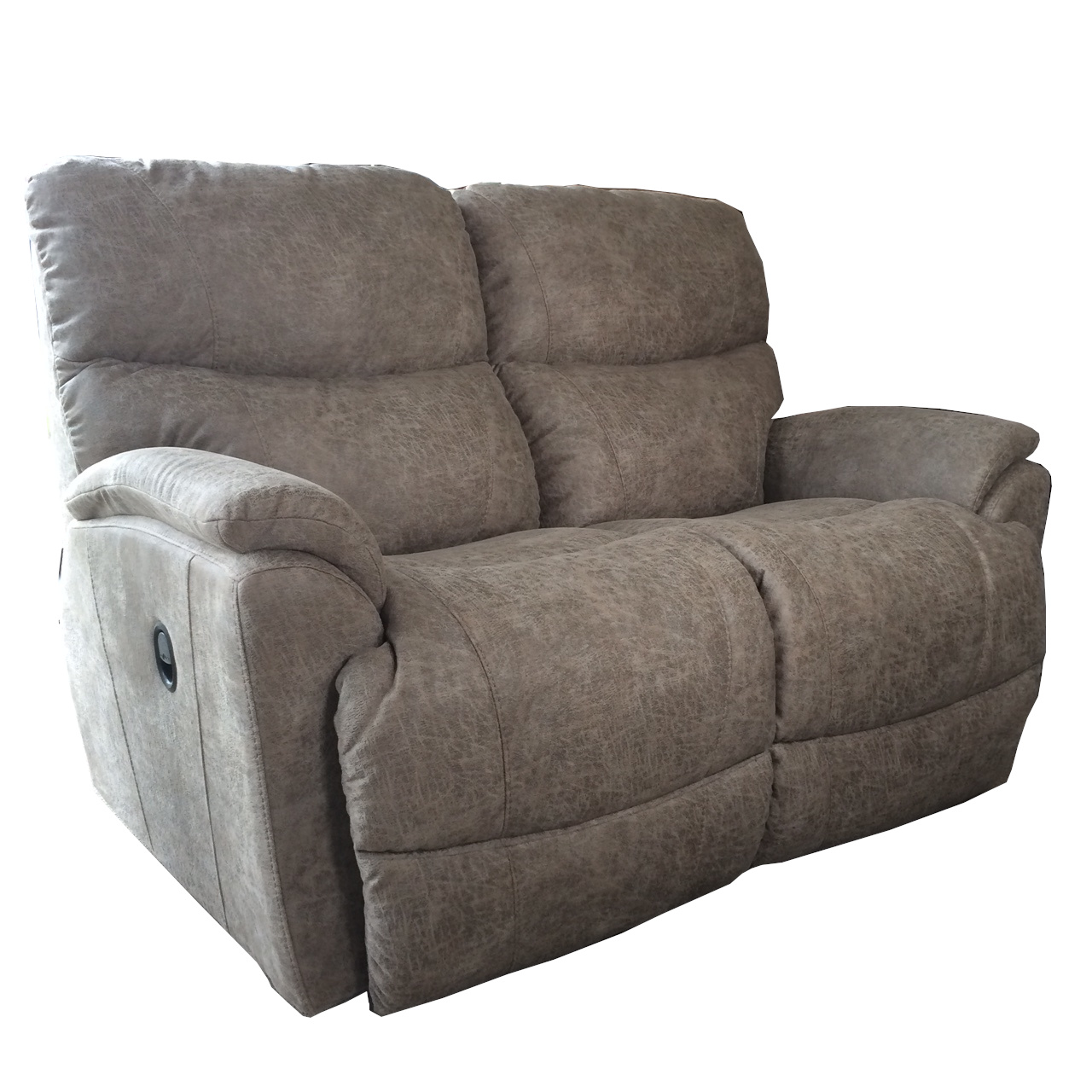La-Z-Boy® Trouper La-Z-Time® Sable Reclining Loveseat