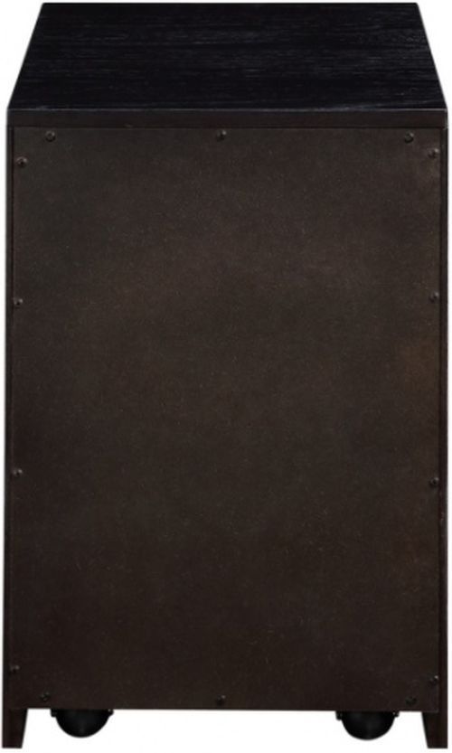 Winners Only® Berkeley Aged Oak/Ebony Mobile File-3