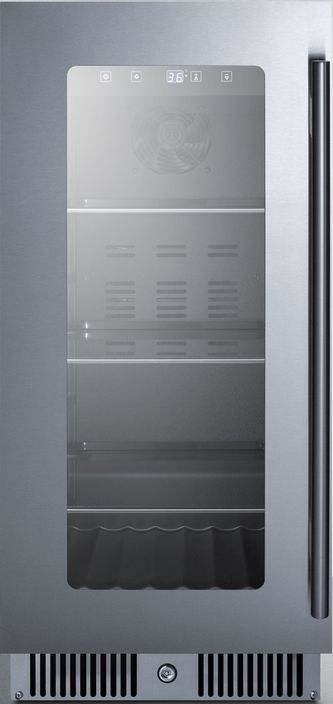 Summit® 15" Classic Collection 2.8 Cu. Ft. Black Beverage Center-0