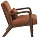 Homelegance® Twill Brown/Orange Accent Chair-3
