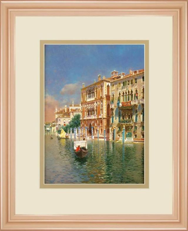 Classy Art The Grand Canal, Venice by Rubens Santora Wall Art-0