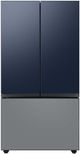 Samsung Bespoke 36" Matte Grey Glass French Door Refrigerator Bottom Panel-5