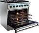 VEZENI Reminiscia 36" Stainless Steel Pro Style Gas Range-4