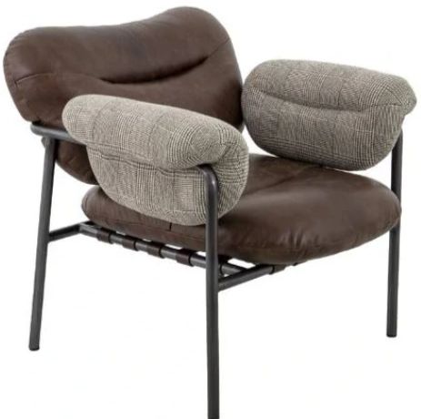 YHD Hrieya Sepia Brown Accent Chair-0