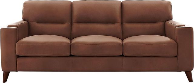 Aurora Furniture Elm Pecan Stationary Sofa-0
