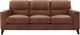 Aurora Furniture Elm Pecan Stationary Sofa-0