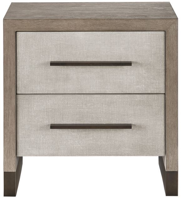 Universal Explore Home™ Erinn V x Universal Taupe/Weathered Oak Nightstand-2