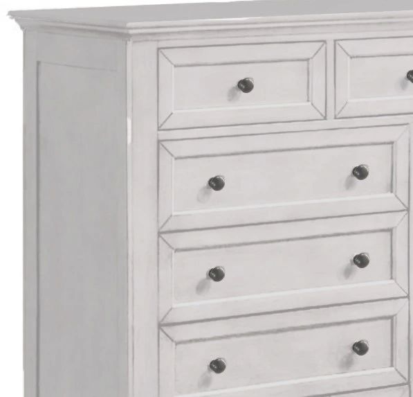 Intercon San Mateo Rustic White Gentlemen's Chest-1