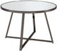 Coaster® Jillian White Round Dining Table with Black Base-0