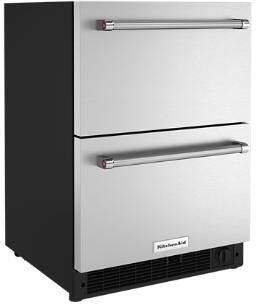 KitchenAid® 4.29 Cu. Ft. Panel Ready Undercounter Double Drawer Refrigerator/Freezer-1