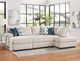 Affordable Furniture 4450 Herringbone Oatmeal Ottoman-1