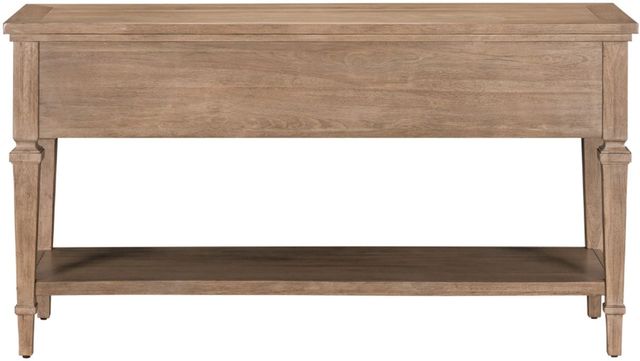 Liberty Furniture Haven Hills Camel Beige Sofa Table-4
