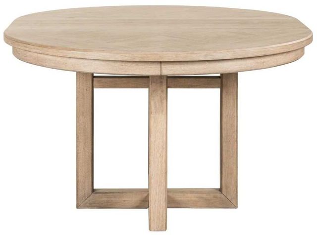 Liberty Furniture Proximity Place Barley Buff Pedestal Dining Table-3