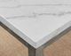 Steve Silver Co. Emily White Marble Top Dining Table with Mossy Grey Base-3
