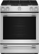 KitchenAid® 30” PrintShield™ Stainless Steel Convection Dual Fuel Slide-In Gas Range with 5 Burner and Baking Drawer-0