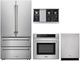 Thor Kitchen® 4 Piece Stainless Steel Gas Kitchen Package-0
