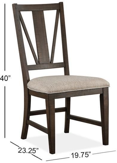 Magnussen Home® Westley Falls Graphite Side Chair-2