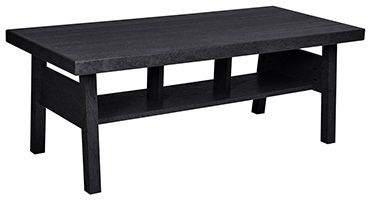 C R Plastics Tofino Black Coffee Table-0