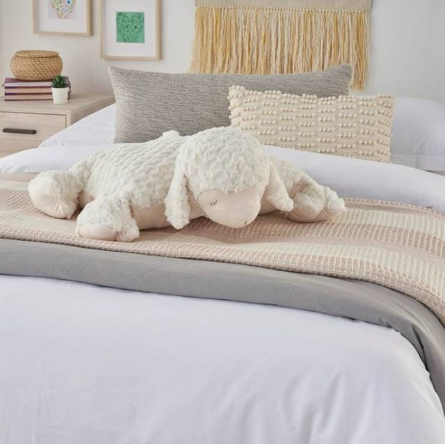 Nourison Home™ Plush Lines Ivory Throw Pillow-3