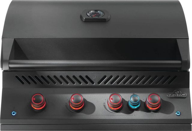 Napoleon 700 Series 5-Burner Matte Black Built-In Natural Gas Grill with Infrared Rear Burner-3