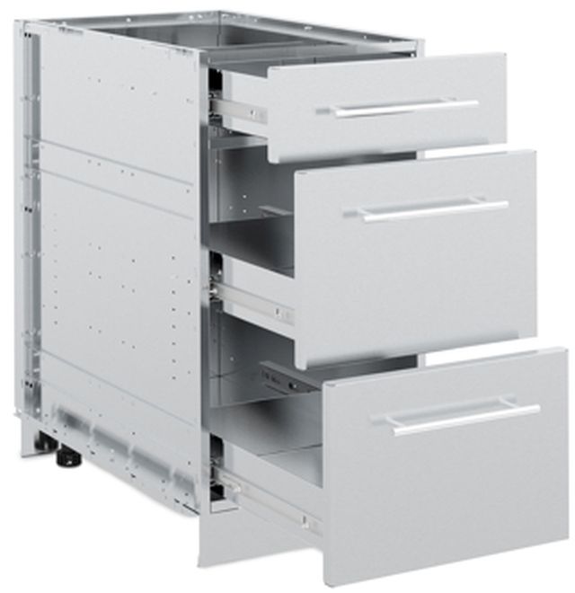 Broil King® Stainless Steel 3-Drawer Cabinet-2