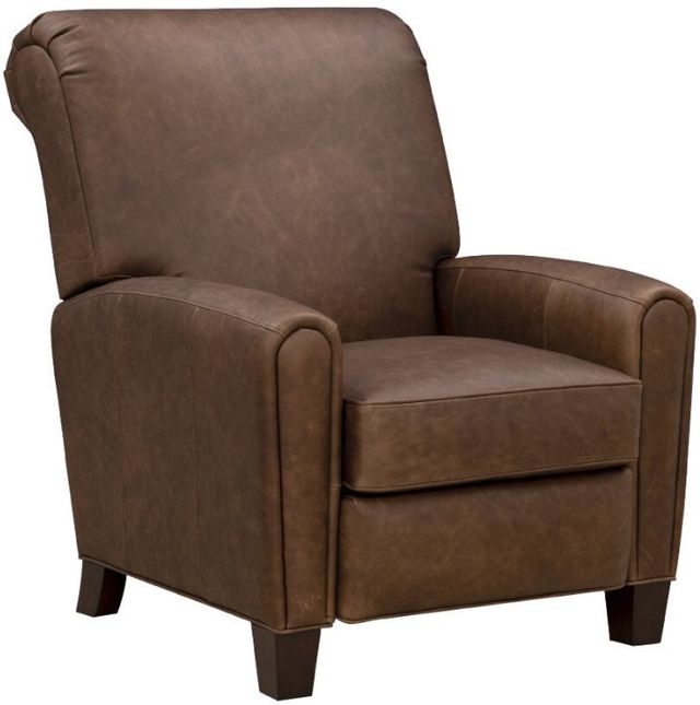 BarcaLounger® Harrington Clifton Chocolate Leather Manual Recliner-0